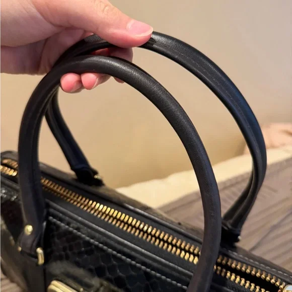 Coach 2008 Black Barrett Bag - Picture 4 of 12